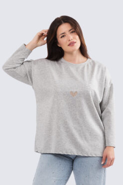 Timanttipuu college - vaaleanharmaa