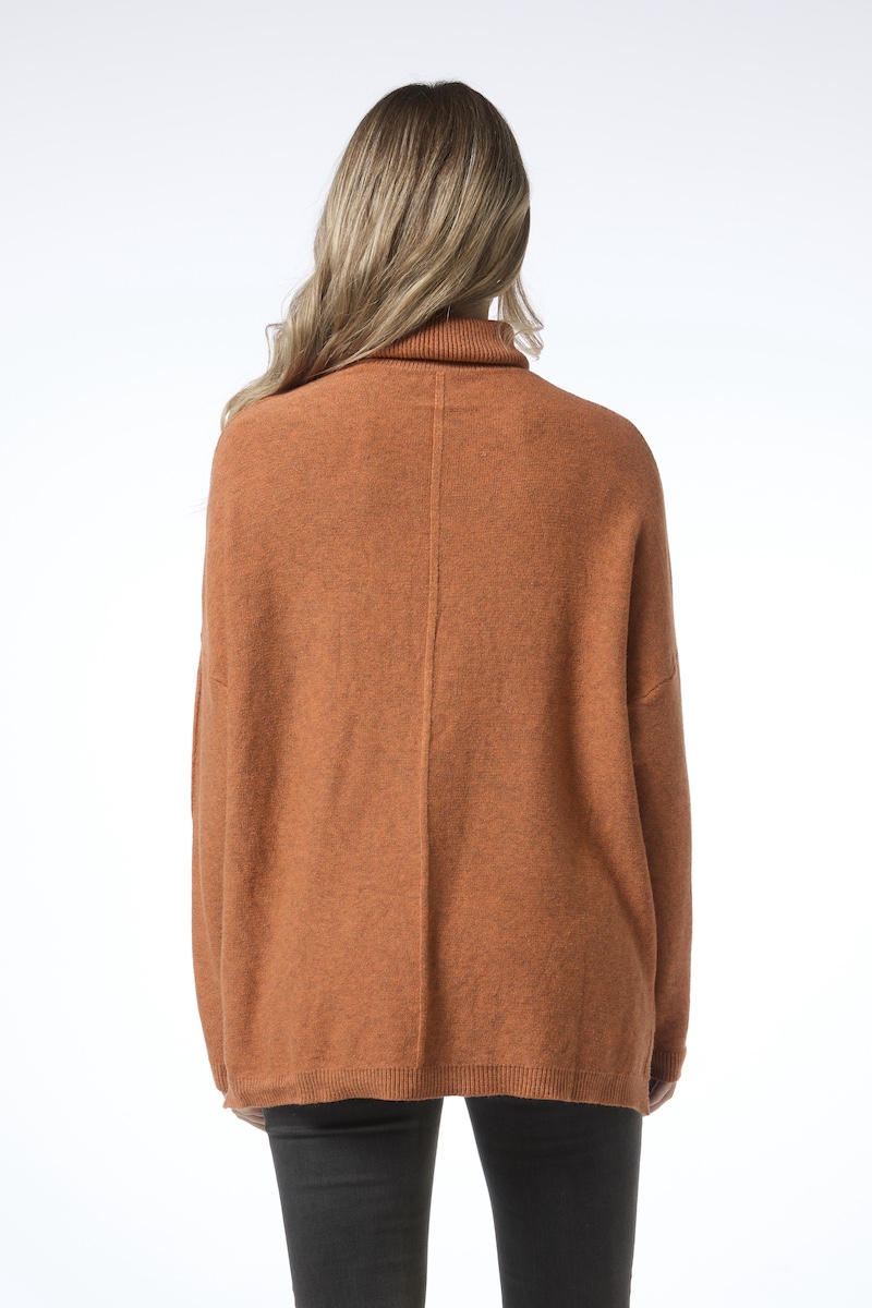 Anette pooloneule - oranssi - Image 3