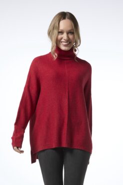 Anette pooloneule - punainen