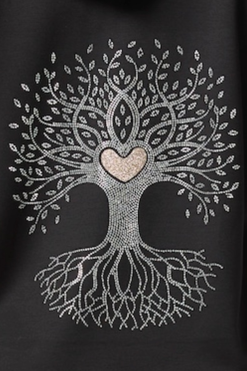 Timanttipuu college - musta - Image 2