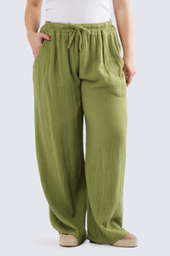 Pia housu - pistaasi