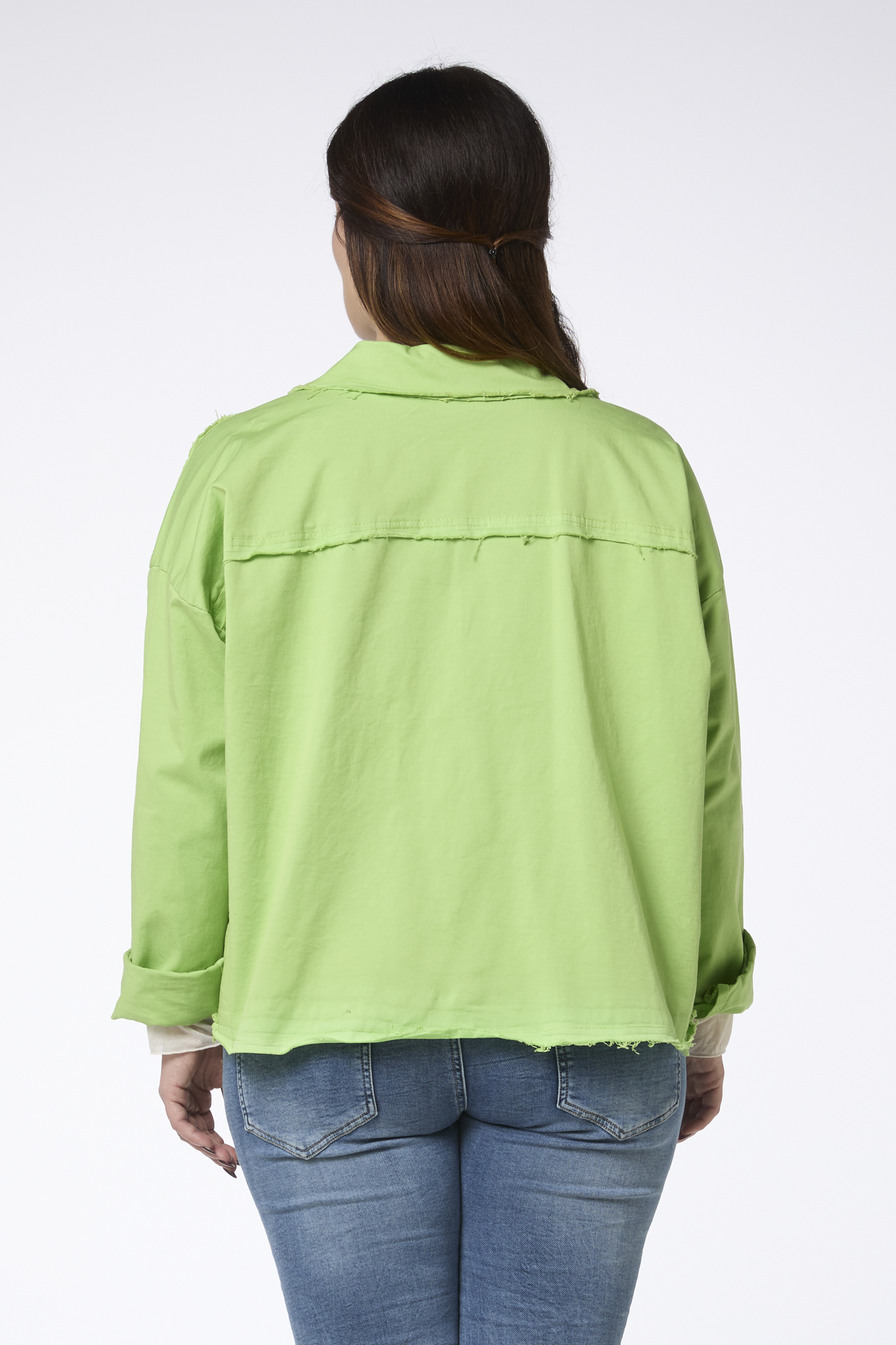 Meiju niittitakki - omenanvihreä - Image 3