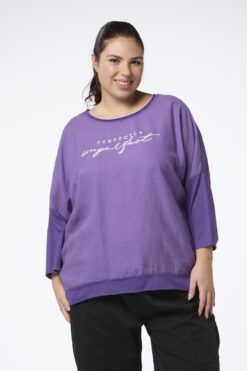 Perfectly Imperfect pitkähihainen pusero - violetti