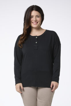 Saara trikoopusero - musta