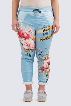 Fancy kuviohousu - vaaleansininen