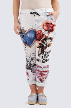 Fancy kuviohousu - sydän ja ruusut