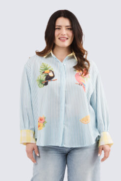 Raitapaita energy - vaaleansininen