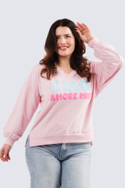 Ciao Amore Mio college - vaaleanpunainen