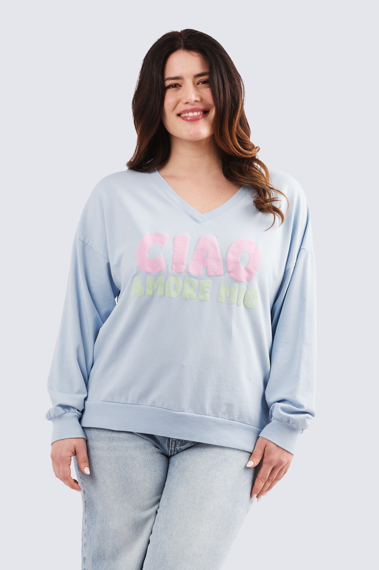 Ciao Amore Mio college - vaaleansininen - Image 2