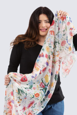 Summer Breeze Huivi - Valkoinen