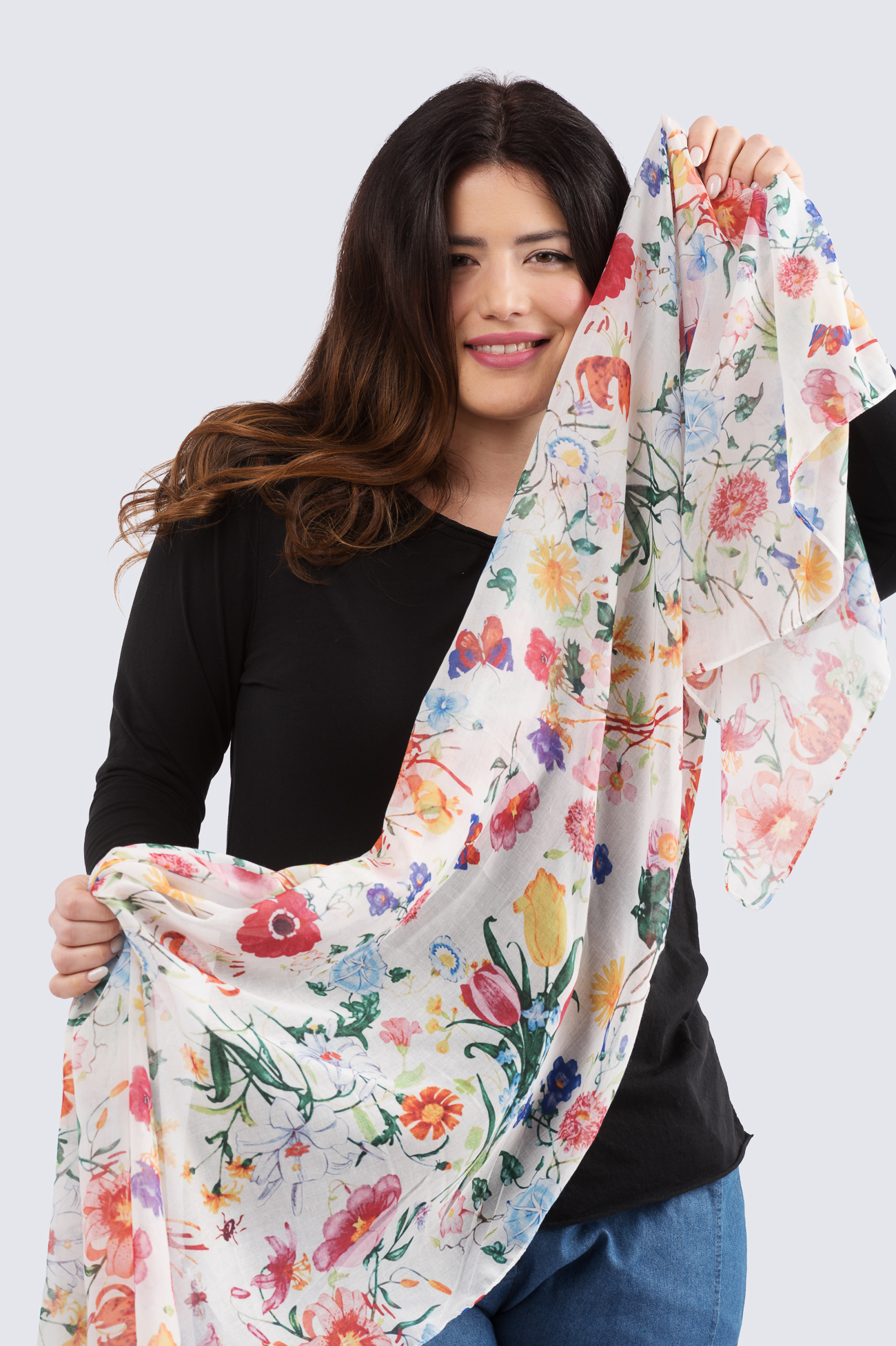 Summer Breeze Huivi - Valkoinen