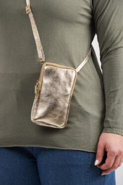 Pieni kännykkälaukku - kultainen