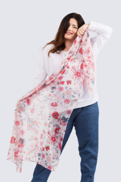 Summer Breeze Huivi - Punainen