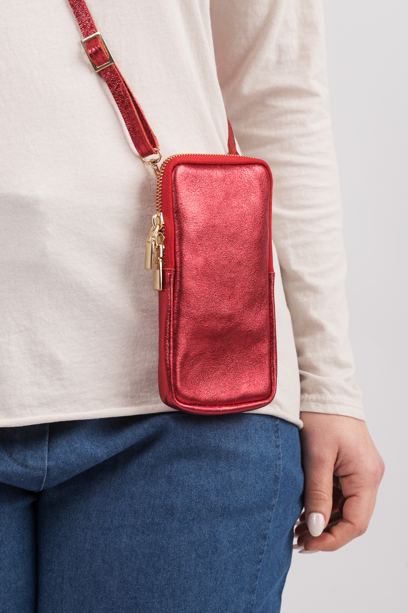 Pieni kännykkälaukku - punainen