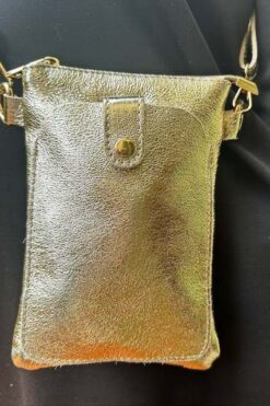 Iso kännykkälaukku - kulta