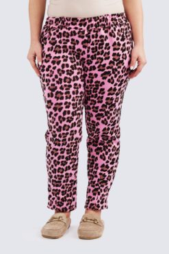 Leopardi housu - vaaleanpunainen