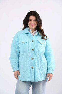 Taina kevättakki- turkoosi