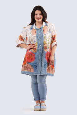 XL-kuviopaitis - Kukat