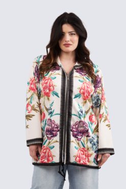 Siiri kuviotakki - Ruusut