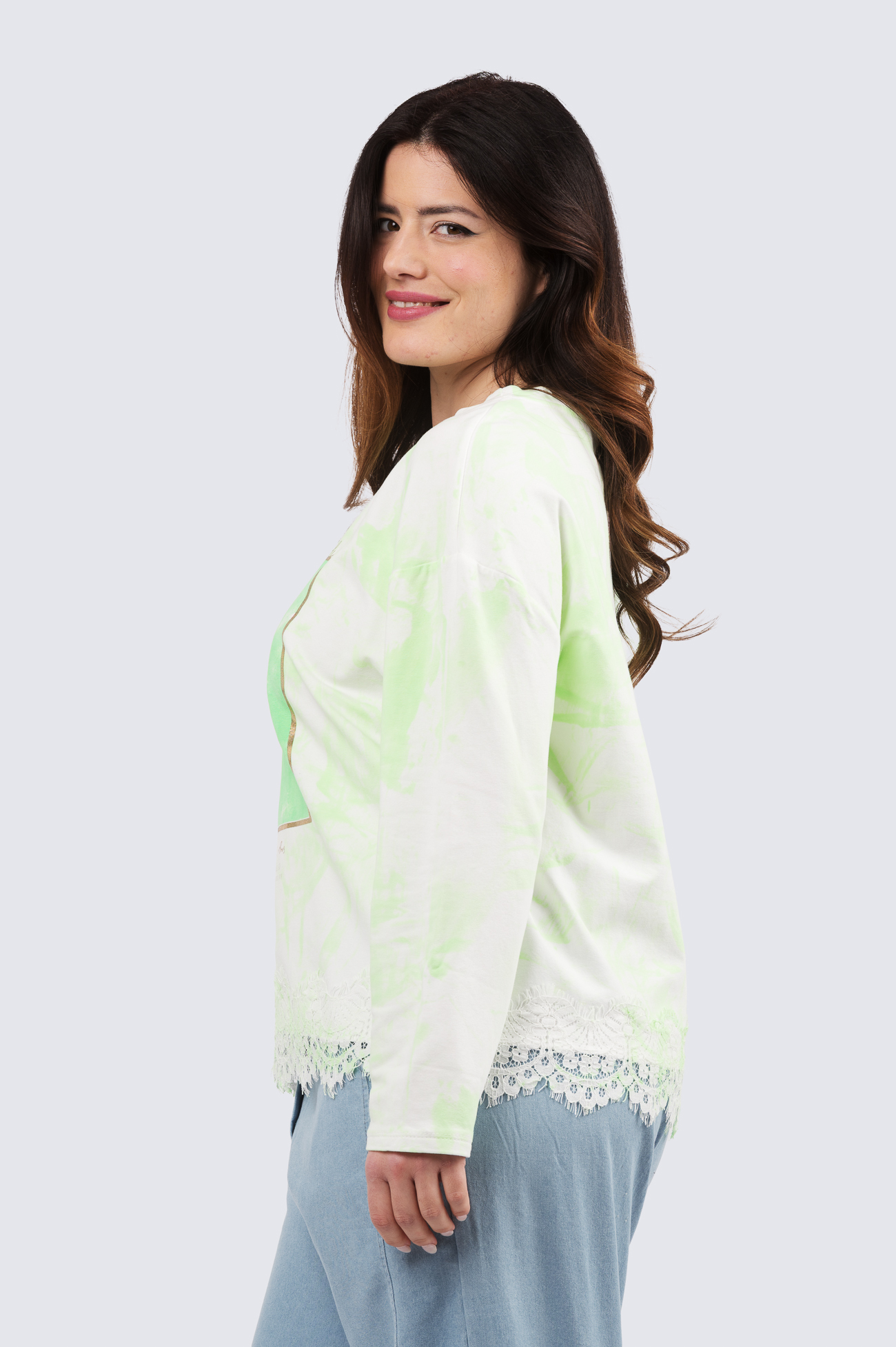 Sydän college - neonvihreä - Image 2