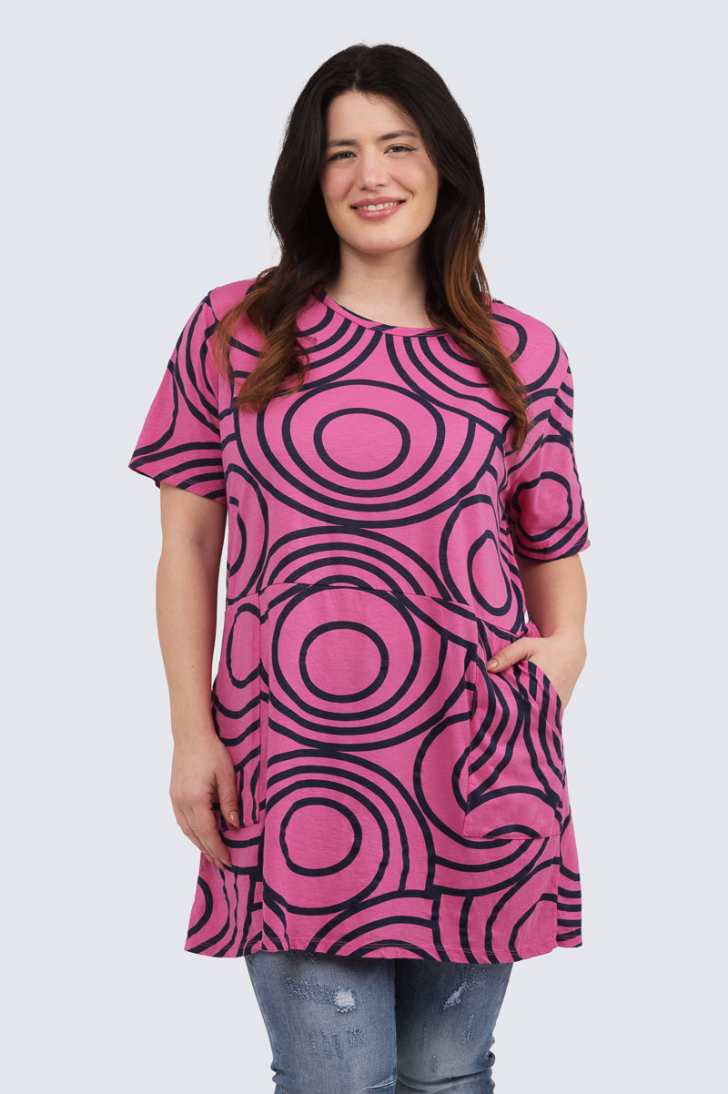 Gitta tunika - pinkki