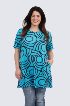Gitta tunika - turkoosi