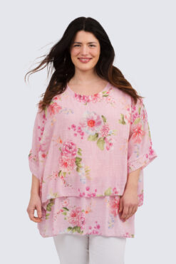 Eveliina tunika - vaaleanpunainen