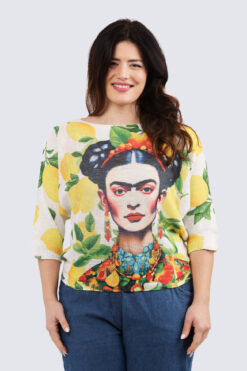 Carmela print neule - frida