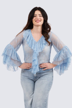 Pitsiunelmia pusero - vaaleansininen