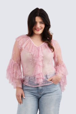 Pitsiunelmia pusero - vaaleanpunainen