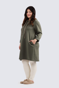 Hupparitunika - oliivi