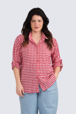 Mary ruutupaitis - punainen