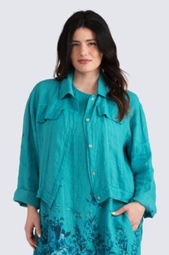 Pellavajakku - jaden vihreä