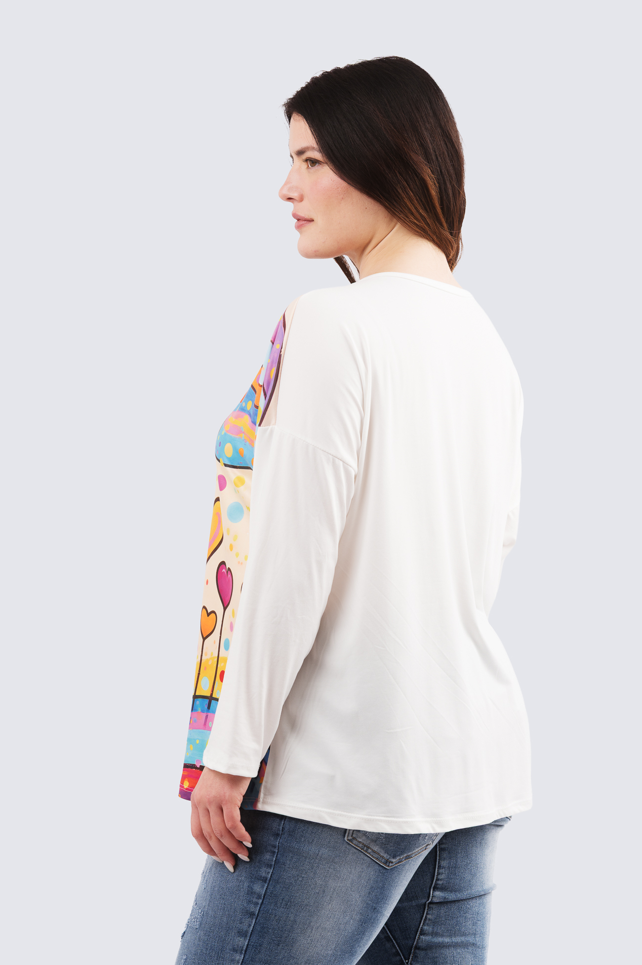 Kuviopusero - sydän - Image 3