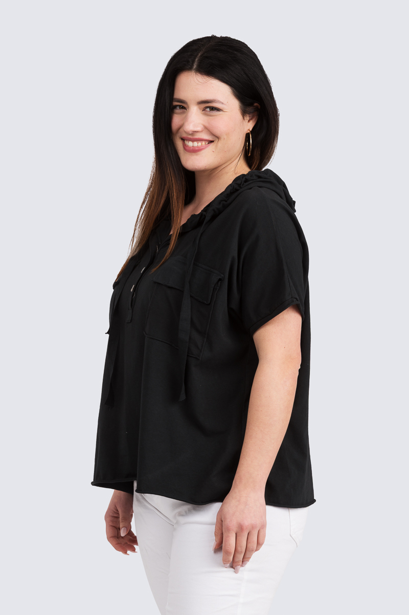 Trikoohuppari - musta - Image 2