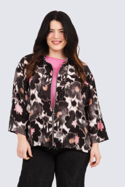 Maikku hupputakki - musta