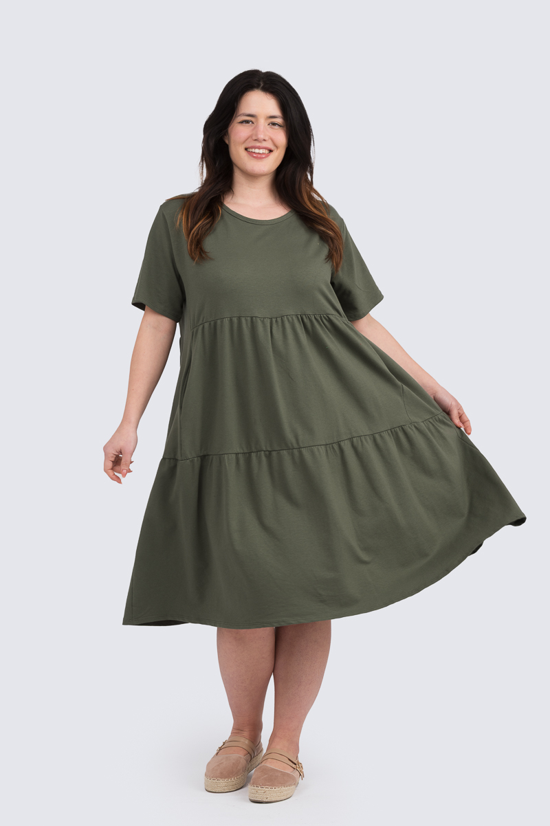 London dress - oliivi - Image 2