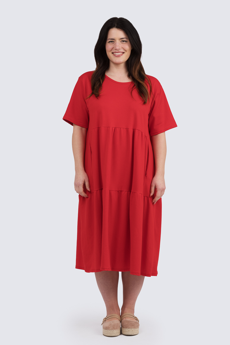 London dress - punainen - Image 3