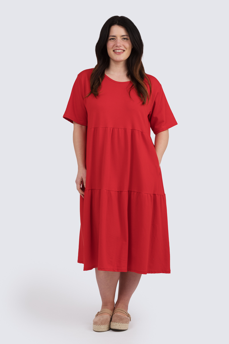 London dress - punainen - Image 4