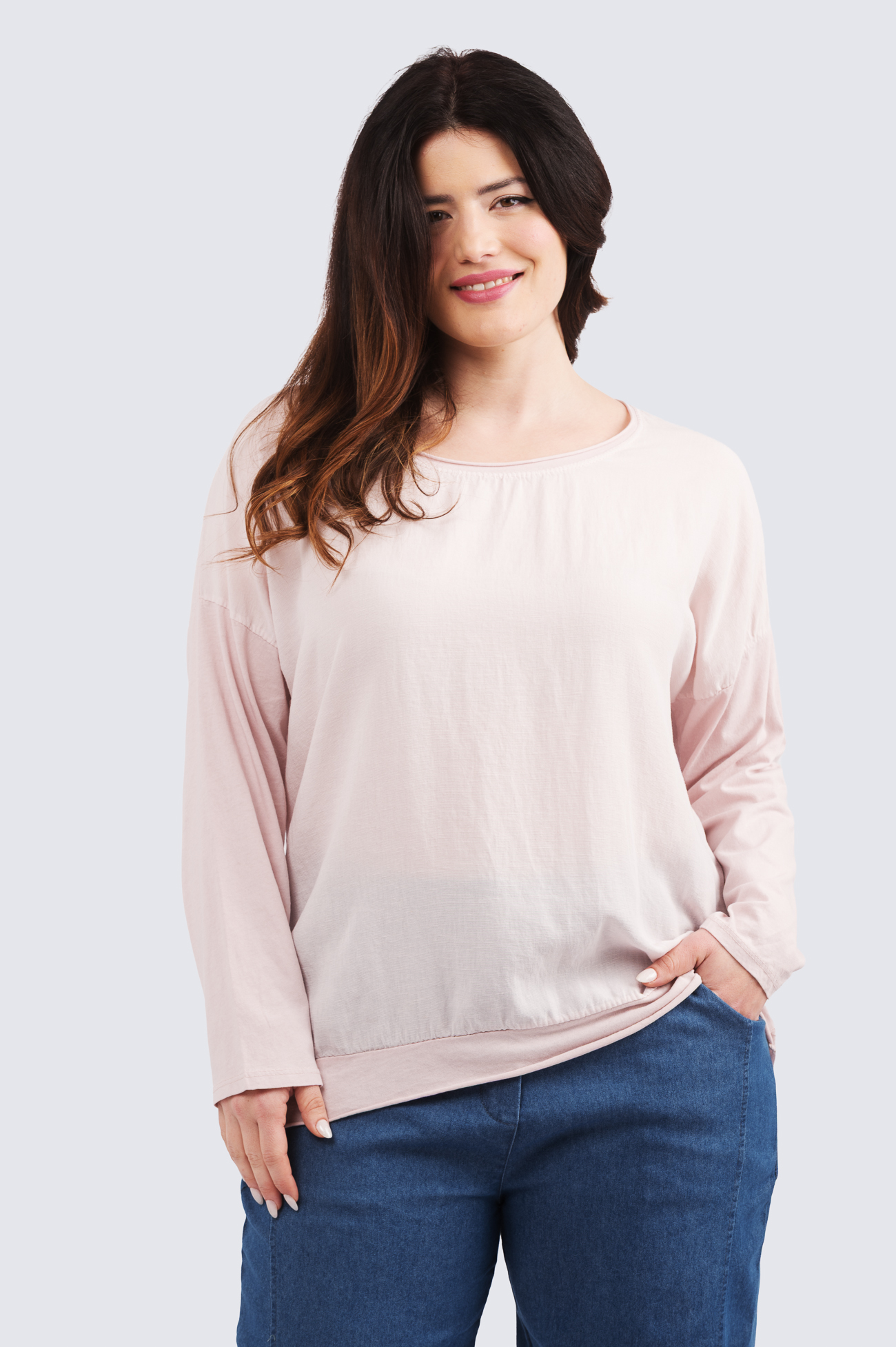 Anitta pusero -vaalea roosa