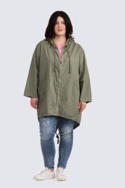 Takki yksivärinen - oliivi