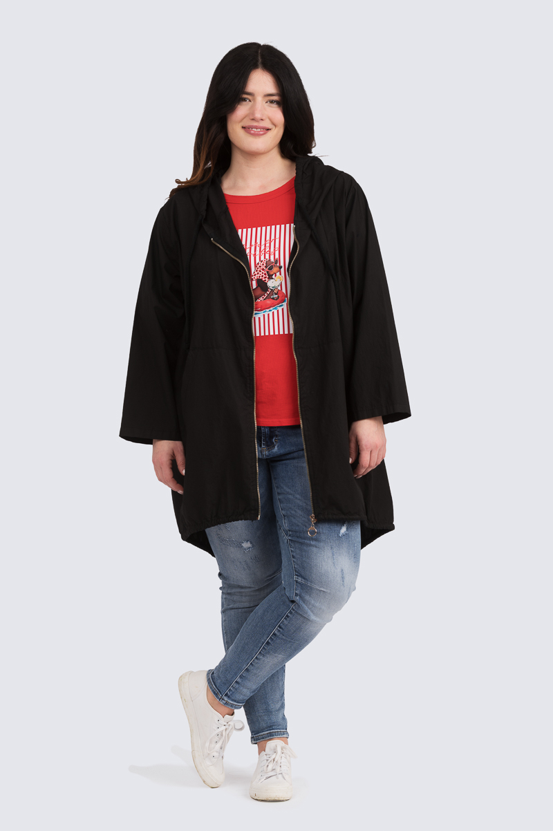 Takki yksivärinen - musta