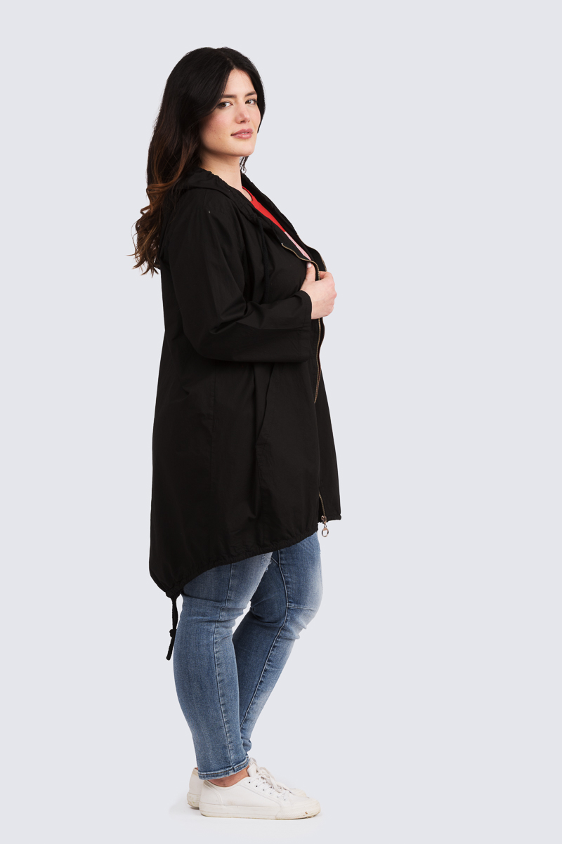 Takki yksivärinen - musta - Image 2