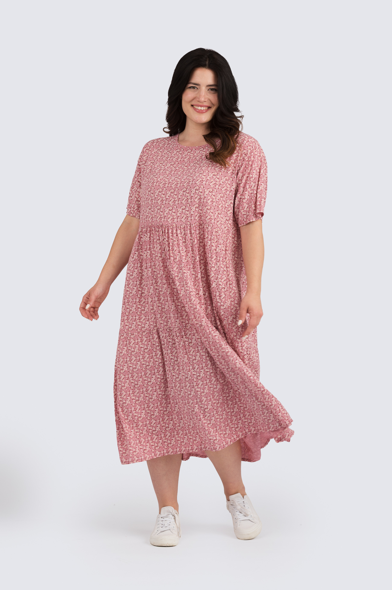 Mekko viskoosi - vanharoosa - Image 2