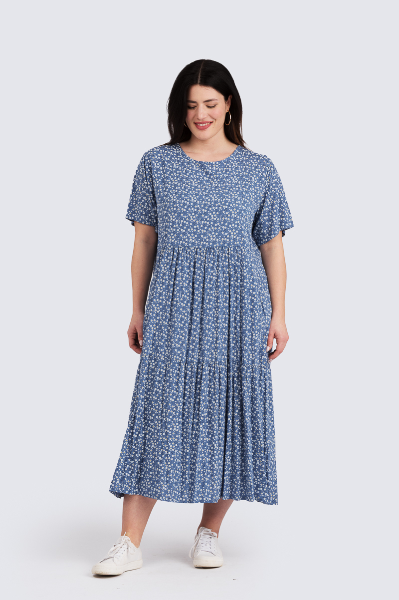 Mekko viskoosi -sininen - Image 3