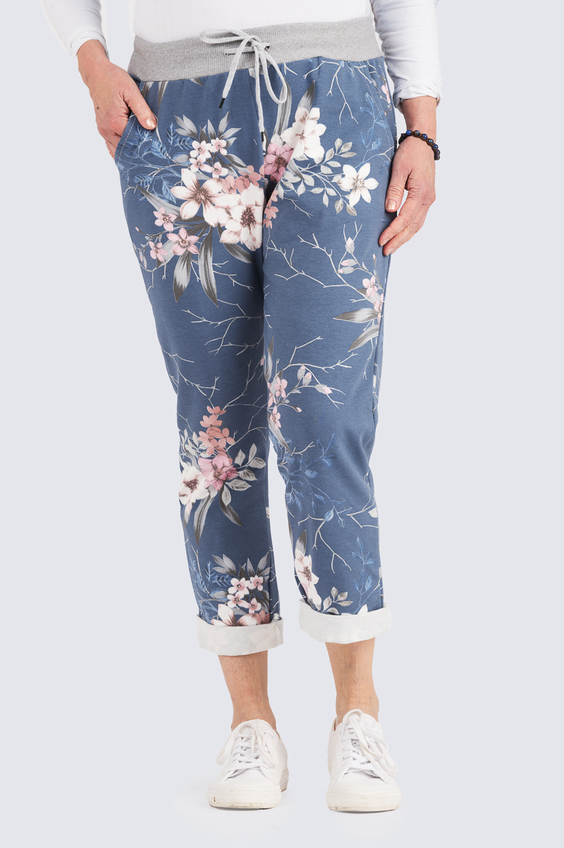 Keira kukkahousut - M/L