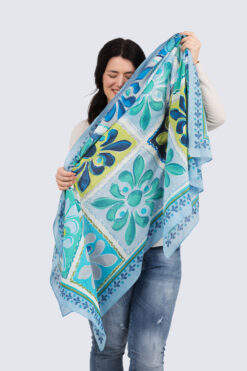 Happy flower - turkoosi