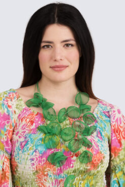 Ihanan hötö kaulakoru - vihreä