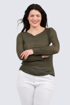 Casmera neulepusero - oliivi