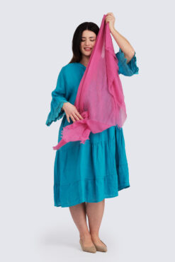 Yksivärinen huivi - Vaalea kanerva